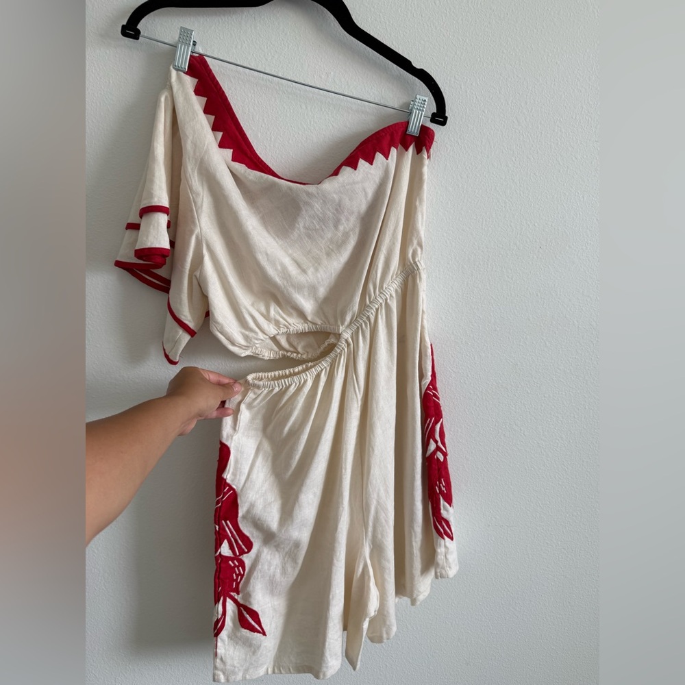 NWT Farm Rio One-Shoulder Toucan Romper - Picture 7 of 7